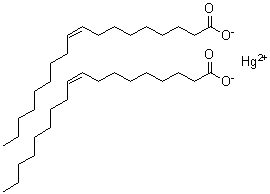 Mercuric oleate molecular structure (CAS 1191-80-6)