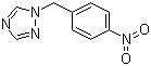 结构式 CAS# 119192-09-5, 1-(4-硝基苯基)甲基-1,2,4-三氮唑