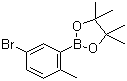 结构式 CAS# 1192051-39-0, 5-溴-2-甲基苯硼酸频那醇酯