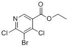 Ethyl 5-bromo-4,6-dichloronicotinate molecular structure (CAS 1192263-86-7)