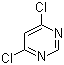 4,6-Dichloropyrimidine molecular structure (CAS 1193-21-1)