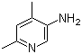 结构式 CAS# 1193-71-1, 2,4-二甲基-5-氨基吡啶