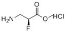 Methyl (2S)-3-amino-2-fluoropropanoate hydrochloride molecular structure (CAS 1193100-04-7)
