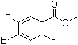 结构式 CAS# 1193162-21-8, 4-溴-2,5-二氟苯甲酸甲酯