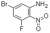 5-Bromo-3-fluoro-2-nitrobenzenamine molecular structure (CAS 1193385-18-0)