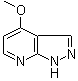 4-Methoxy-1H-pyrazolo[3,4-b]pyridine molecular structure (CAS 119368-03-5)