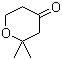 2,2-Dimethyltetrahydropyran-4-one molecular structure (CAS 1194-16-7)