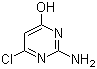 2-Amino-6-chloro-4-pyrimidinol molecular structure (CAS 1194-21-4)