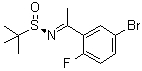 [S(R)]-N-[1-(5-Bromo-2-fluorophenyl)ethylidene]-2-methyl-2-propanesulfinamide molecular structure (CAS 1194044-26-2)