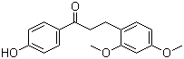 structure of CAS# 119425-89-7, Loureirin A;3-(2,4-Dimethoxyphenyl)-1-(4-hydroxyphenyl)-1-propanone