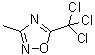 3-Methyl-5-(trichloromethyl)-1,2,4-oxadiazole molecular structure (CAS 1195-25-1)