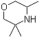 3,3,5-Trimethylmorpholine molecular structure (CAS 1195593-67-9)