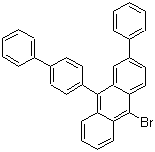 9-[1,1'-Biphenyl]-4-yl-10-bromo-2-phenylanthracene molecular structure (CAS 1195975-03-1)