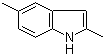 2,5-二甲基吲哚分子结构 (CAS 1196-79-8)