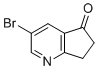 3-Bromo-6,7-dihydro-5H-cyclopenta[B]pyridin-5-one molecular structure (CAS 1196154-87-6)
