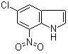 结构式 CAS# 1197181-29-5, 5-氯-7-硝基-1H-吲哚
