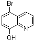 结构式 CAS# 1198-14-7, 5-溴-8-羟基喹啉