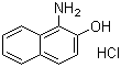 1-氨基-2-萘酚盐酸盐分子结构 (CAS 1198-27-2)