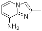 structure of CAS# 119858-52-5, 2-Methylimidazo[1,2-a]pyridine-8-amine;2-Methylimidazo[1,2-a]pyridin-8-ylamine