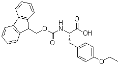 structure of CAS# 119894-20-1, O-Ethyl-N-[(9H-fluoren-9-ylmethoxy)carbonyl]-L-tyrosine
