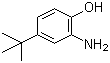 结构式 CAS# 1199-46-8, 2-氨基-4-叔丁基酚
