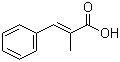 结构式 CAS# 1199-77-5, alpha-甲基肉桂酸; 2-甲基-3-苯基丙烯酸