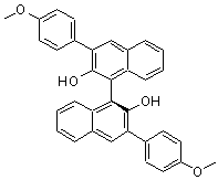 (1S)-3,3'-Bis(4-methoxyphenyl)[1,1'-binaphthalene]-2,2'-diol molecular structure (CAS 1199631-29-2)