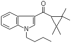 (1-Butyl-1H-indol-3-yl)(2,2,3,3-tetramethylcyclopropyl)methanone molecular structure (CAS 1199943-43-5)