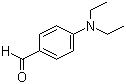 N,N-二乙基-4-氨基苯甲醛分子结构 (CAS 120-21-8)