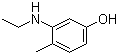 3-Ethylamino-4-methylphenol molecular structure (CAS 120-37-6)