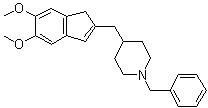 结构式 CAS# 120013-45-8, 1-苄基-4-(5,6-二甲氧基-1H-2-茚基甲基)哌啶