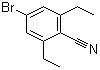4-Bromo-2,6-diethylbenzonitrile molecular structure (CAS 1200131-07-2)