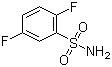 2,5-Difluorobenzenesulphonamide molecular structure (CAS 120022-63-1)
