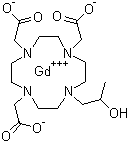 structure of CAS# 120066-54-8, Gadoteridol;Gadolinium 10-(2-hydroxypropyl)-1,4,7,10-tetraazacyclododecan-1,4,7-triacetate