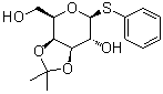 Phenyl 3,4-O-(1-methylethylidene)-1-thio-beta-D-galactopyranoside molecular structure (CAS 120095-47-8)
