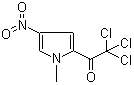 1-Methyl-4-nitro-2-(trichloroacetyl)pyrrole molecular structure (CAS 120122-47-6)