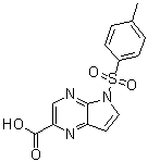 5-Tosyl-5H-pyrrolo[2,3-b]pyrazine-2-carboxylic acid molecular structure (CAS 1201630-75-2)
