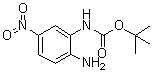 N-(2-氨基-5-硝基苯基)氨基甲酸叔丁酯分子结构 (CAS 1201641-95-3)