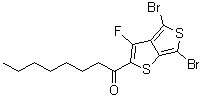 4,6-Dibromo-3-fluoro-2-n-heptylcarbonylthieno[3,4-b]thiophene molecular structure (CAS 1202249-72-6)