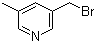 3-Bromomethyl-5-methylpyridine molecular structure (CAS 120276-47-3)