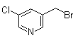 3-(Bromomethyl)-5-chloropyridine molecular structure (CAS 120277-13-6)