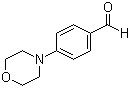 structure of CAS# 1204-86-0, 4-Morpholinobenzaldehyde;4-(4-Morpholinyl)benzaldehyde; N-(4-Formylphenyl)morpholine