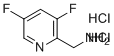 structure of CAS# 1204298-48-5, (3,5-Difluoropyridin-2-yl)methanamine dihydrochloride