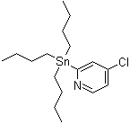 4-Chloro-2-(tributylstannyl)pyridine molecular structure (CAS 1204580-71-1)