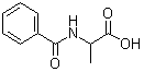 structure of CAS# 1205-02-3, N-Benzoyl-DL-alanine;DL-N-Benzoylalanine; NSC 8069