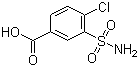 structure of CAS# 1205-30-7, 4-Chloro-5-sulphamoylbenzoic acid