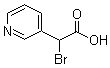 alpha-Bromo-3-pyridineacetic acid molecular structure (CAS 1205556-96-2)