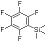 Trimethyl(pentafluorophenyl)silane molecular structure (CAS 1206-46-8)