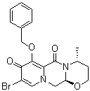 (4R,12aS)-9-Bromo-3,4,12,12a-tetrahydro-4-methyl-7-(phenylmethoxy)-2H-pyrido[1',2':4,5]pyrazino[2,1-b][1,3]oxazine-6,8-dione molecular structure (CAS 1206102-10-4)