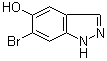 6-Bromo-1H-indazol-5-ol molecular structure (CAS 1206800-18-1)